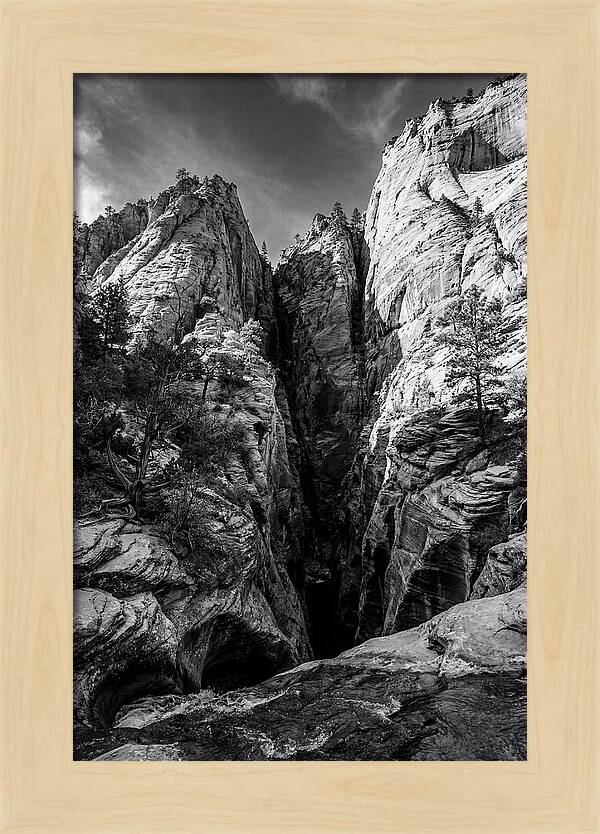 Zion Narrows Water Carved Stone