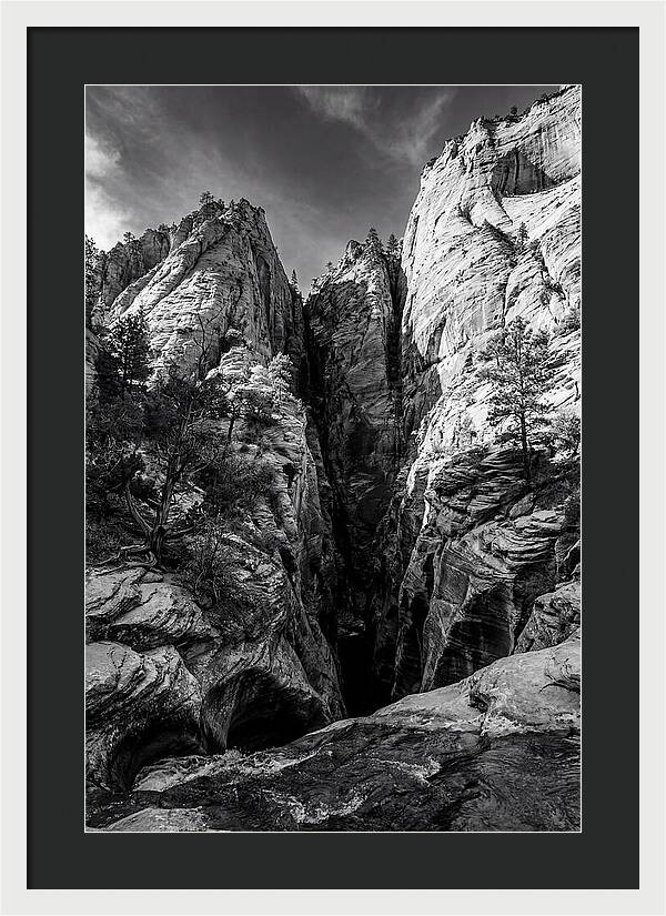 Zion Narrows Water Carved Stone