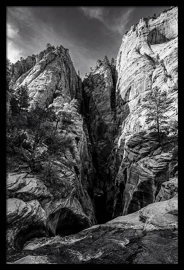Zion Narrows Water Carved Stone