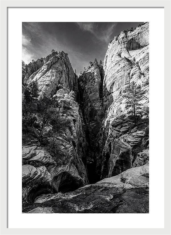 Zion Narrows Water Carved Stone