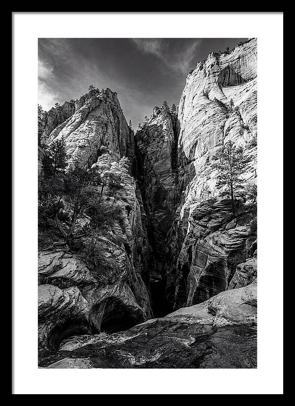 Zion Narrows Water Carved Stone