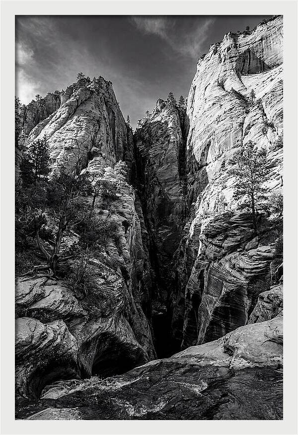 Zion Narrows Water Carved Stone