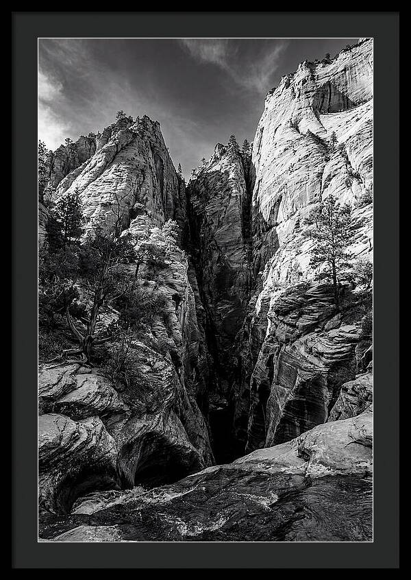 Zion Narrows Water Carved Stone