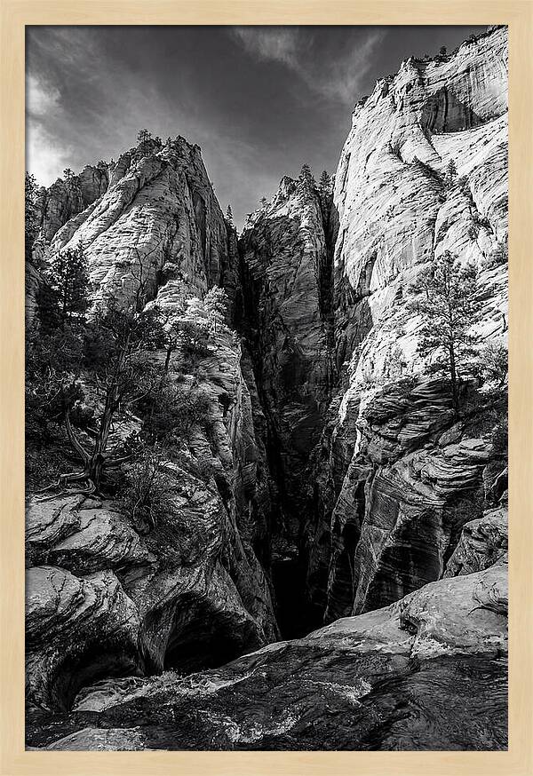 Zion Narrows Water Carved Stone