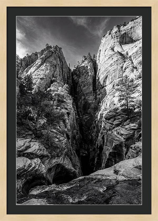 Zion Narrows Water Carved Stone