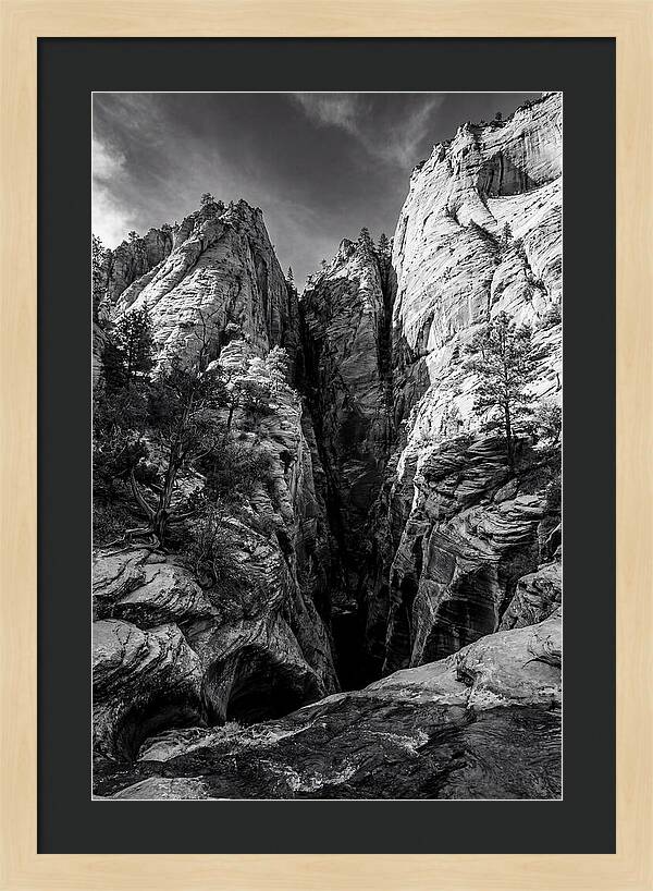 Zion Narrows Water Carved Stone