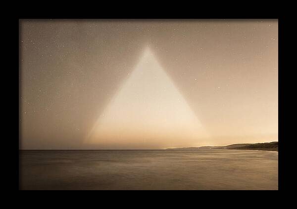 Zodiacal Light Over Ocean