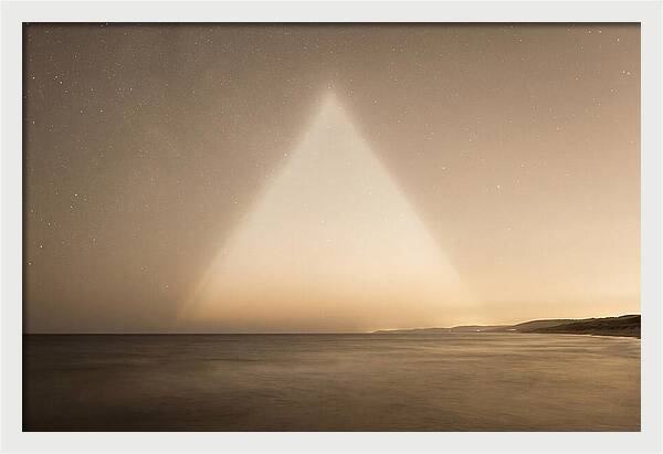 Zodiacal Light Over Ocean