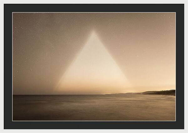 Zodiacal Light Over Ocean