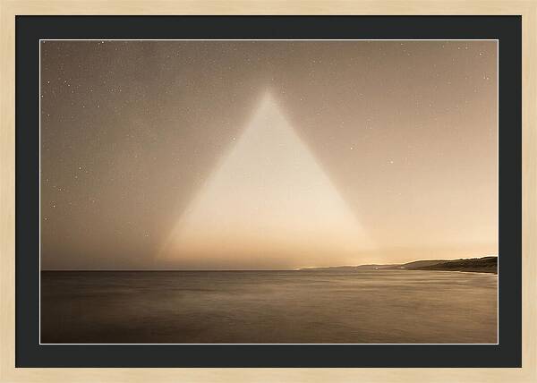 Zodiacal Light Over Ocean