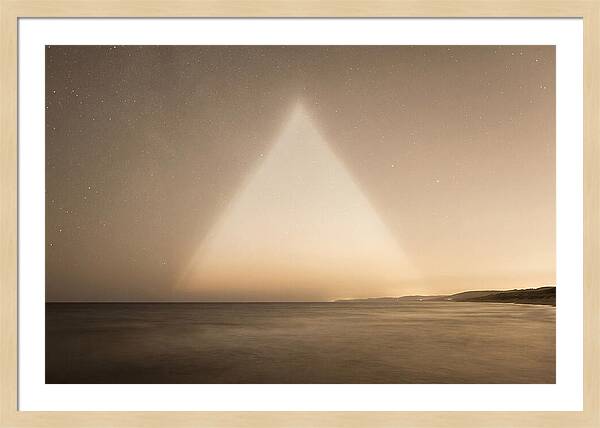 Zodiacal Light Over Ocean