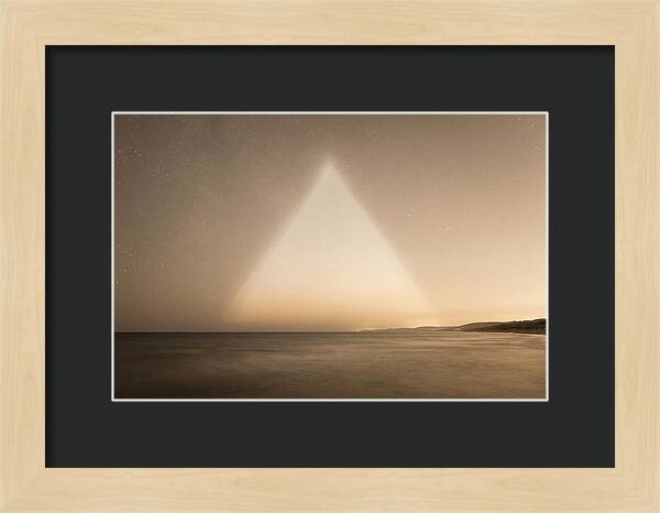 Zodiacal Light Over Ocean