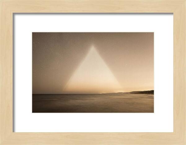 Zodiacal Light Over Ocean