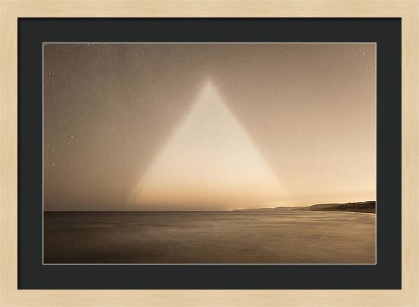 Zodiacal Light Over Ocean