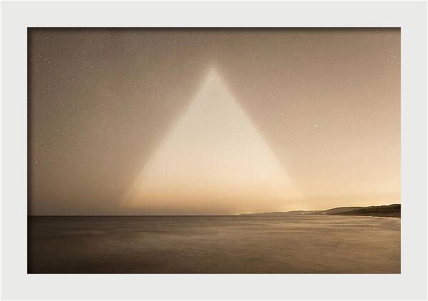 Zodiacal Light Over Ocean
