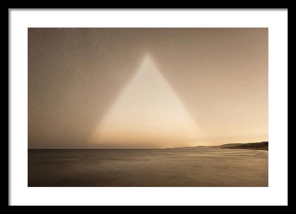 Zodiacal Light Over Ocean