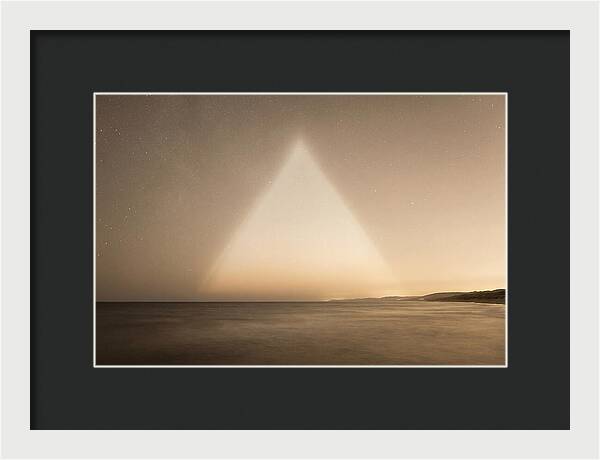Zodiacal Light Over Ocean