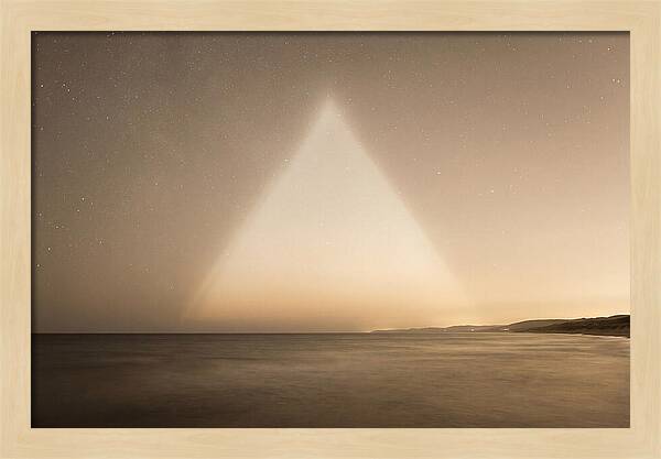 Zodiacal Light Over Ocean