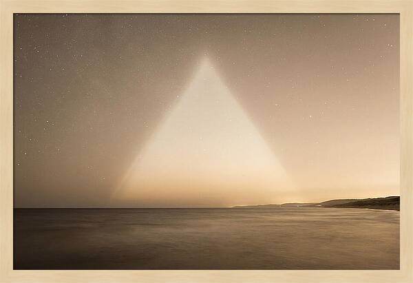 Zodiacal Light Over Ocean