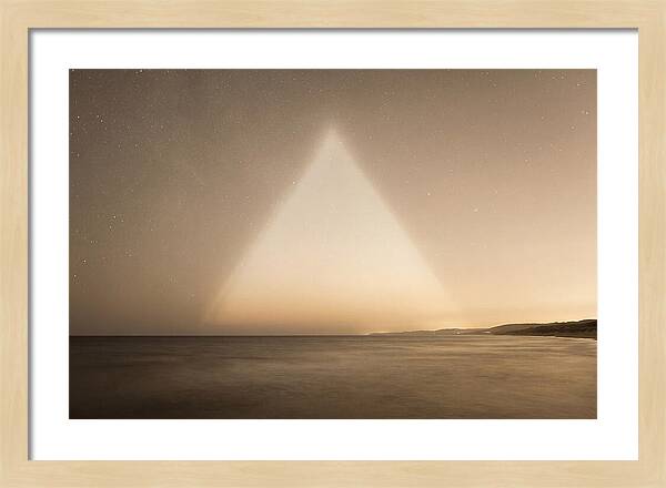 Zodiacal Light Over Ocean