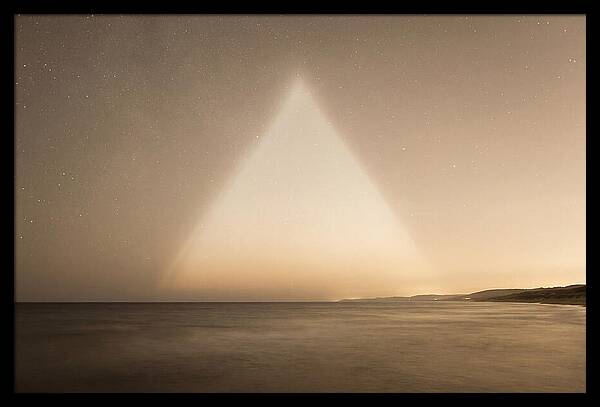 Zodiacal Light Over Ocean
