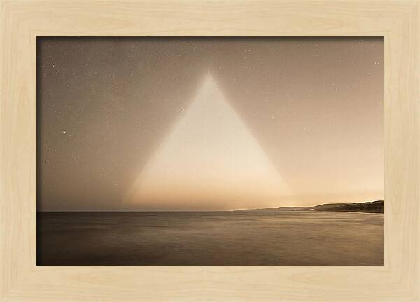 Zodiacal Light Over Ocean