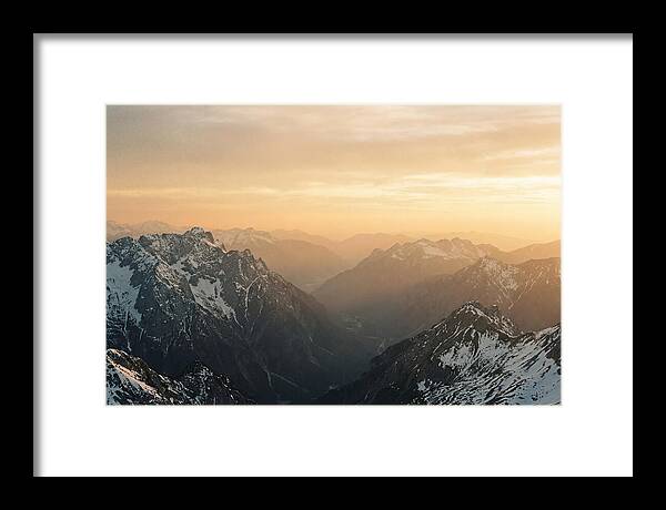 Zugspitze Alpine Sunset Vista