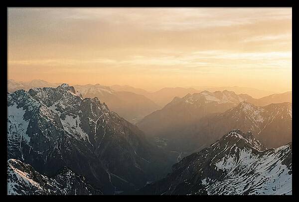 Zugspitze Alpine Sunset Vista