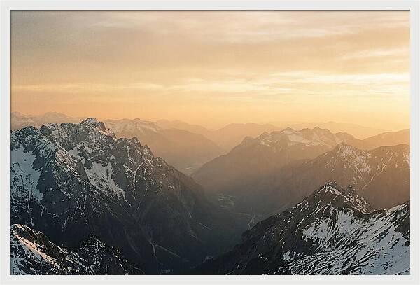 Zugspitze Alpine Sunset Vista