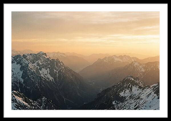 Zugspitze Alpine Sunset Vista
