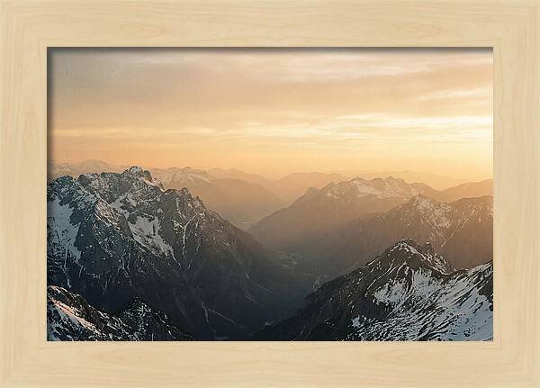 Zugspitze Alpine Sunset Vista