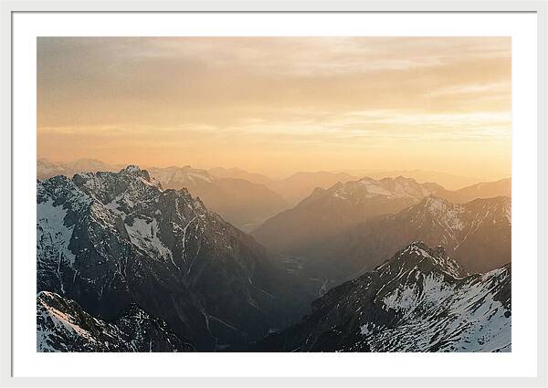 Zugspitze Alpine Sunset Vista
