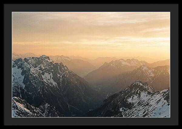 Zugspitze Alpine Sunset Vista