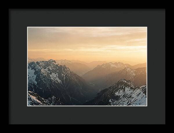 Zugspitze Alpine Sunset Vista