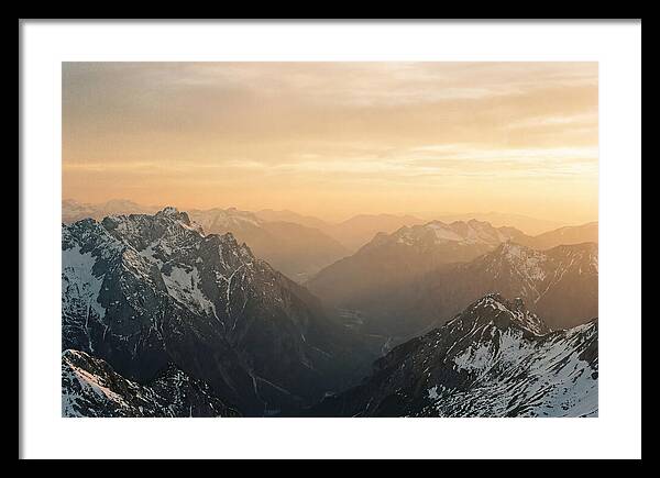 Zugspitze Alpine Sunset Vista