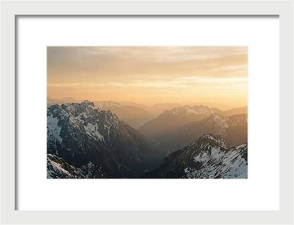 Zugspitze Alpine Sunset Vista