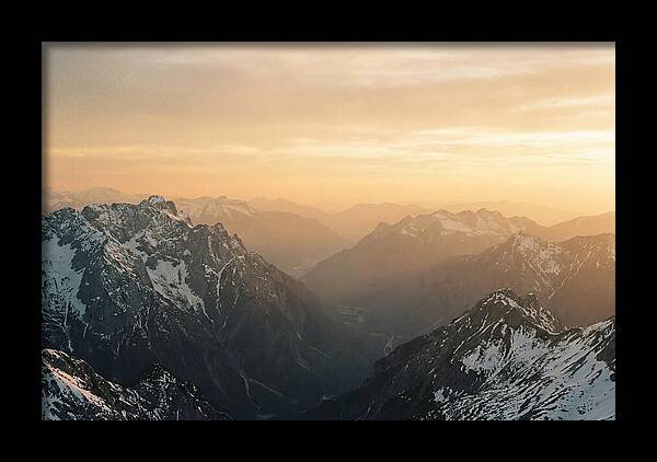 Zugspitze Alpine Sunset Vista