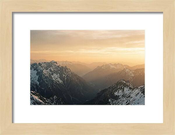 Zugspitze Alpine Sunset Vista
