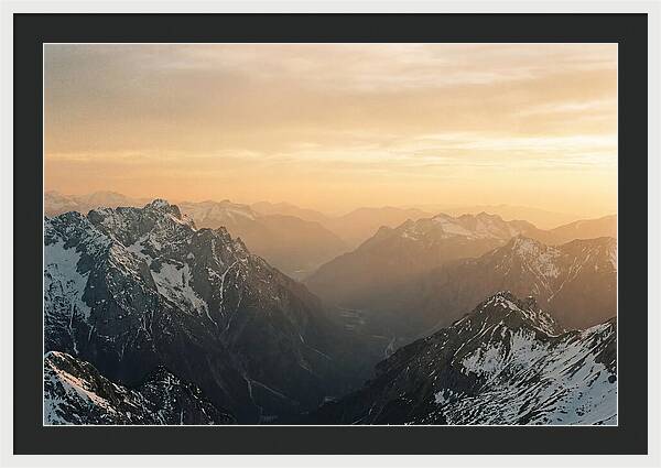 Zugspitze Alpine Sunset Vista