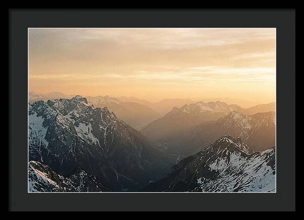 Zugspitze Alpine Sunset Vista