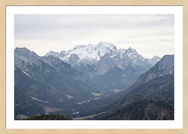 Zugspitze Mountain Landscape