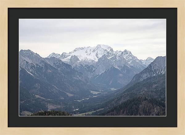 Zugspitze Mountain Landscape