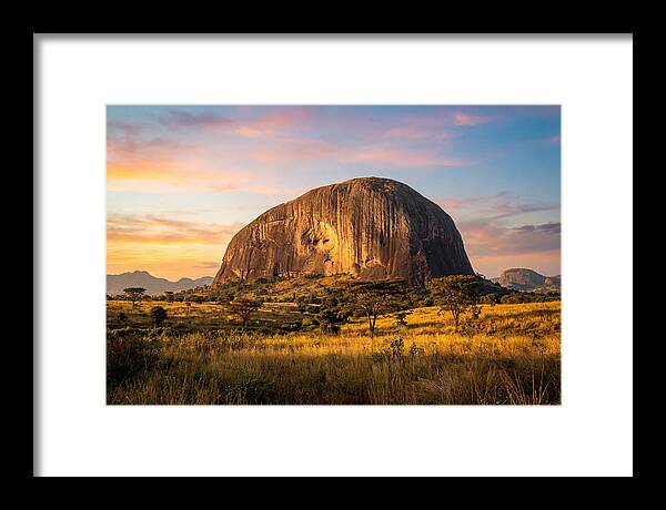 Zuma Rock At Golden Hour