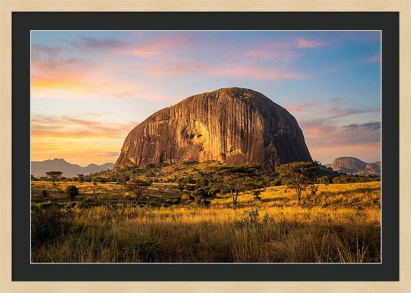 Zuma Rock At Golden Hour