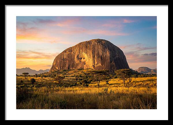 Zuma Rock At Golden Hour
