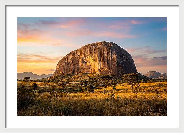 Zuma Rock At Golden Hour