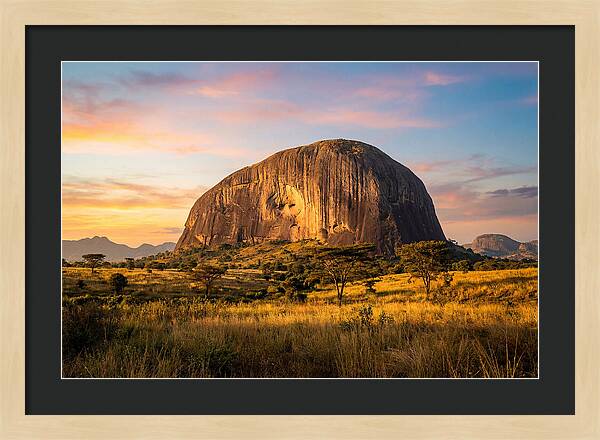 Zuma Rock At Golden Hour