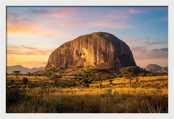 Zuma Rock At Golden Hour