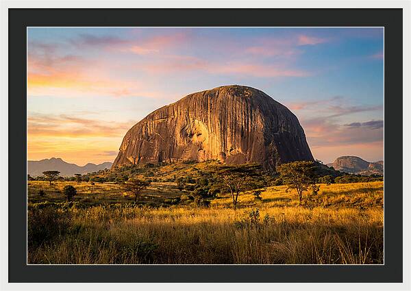 Zuma Rock At Golden Hour