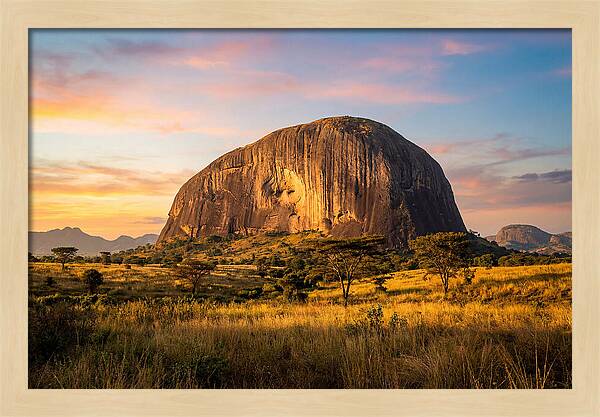 Zuma Rock At Golden Hour